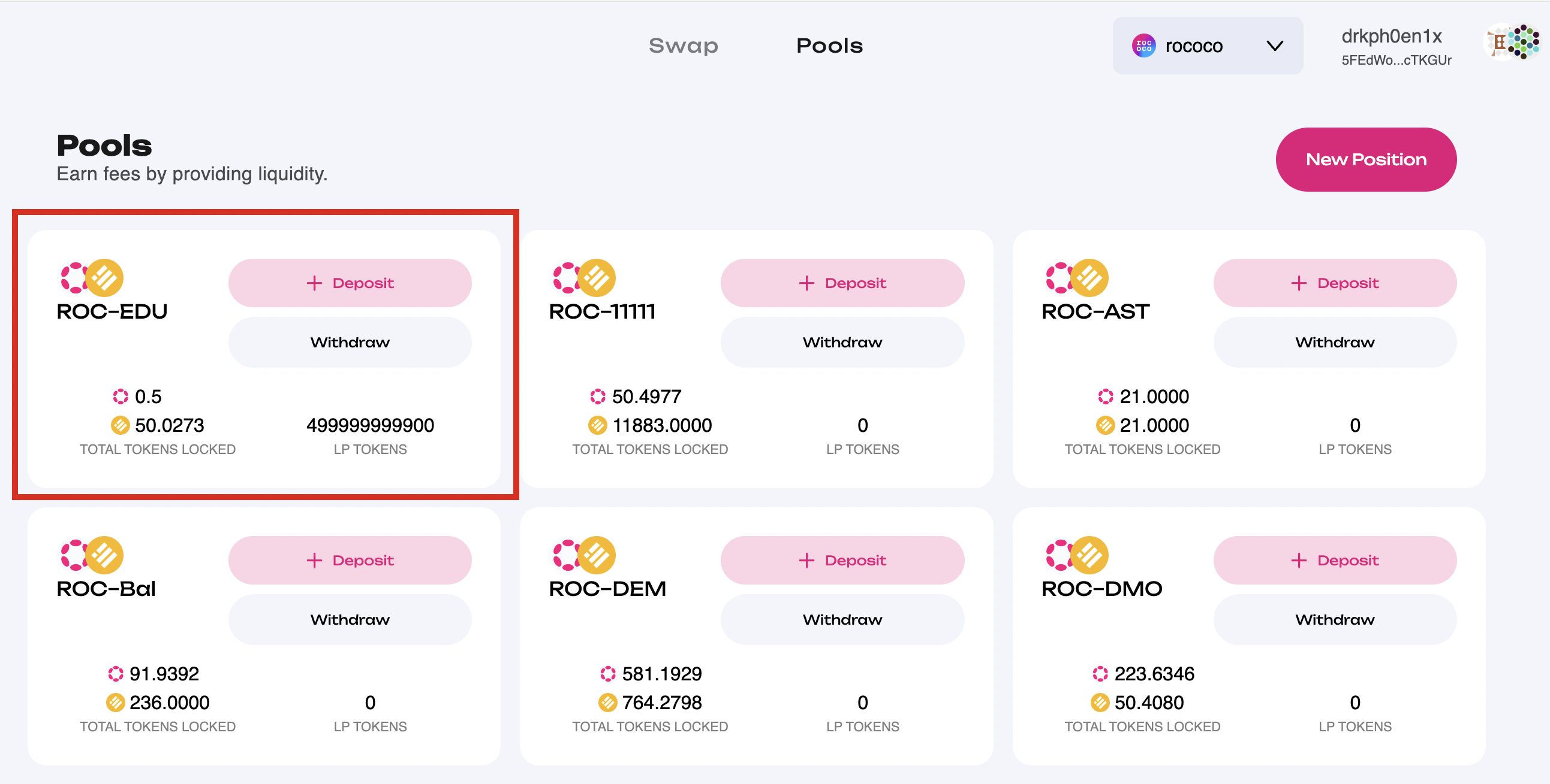 Remove Liquidity Example